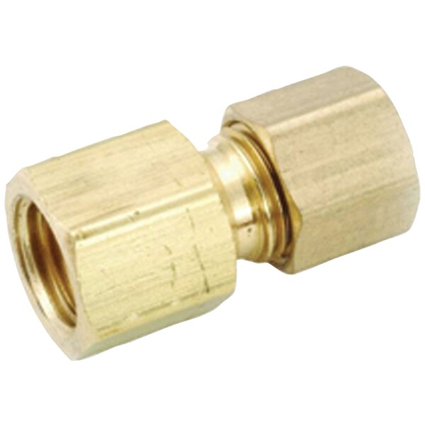 No Logo Chrome-Plated 3/8" Flare Adapter x 3/8" Compression Adapter 54822-0606